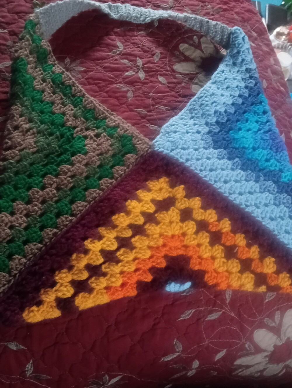 Granny Square Shoulder Bag